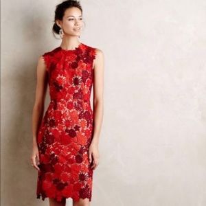 Anthropologie Lace Garden Pencil Dress HD in Paris